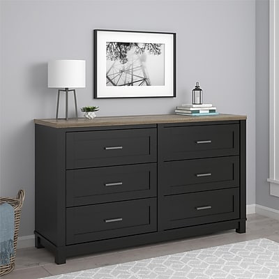 Ameriwood Home Carver 6 Drawer Dresser Black 5987196com Size Small From Ameriwood Accuweather Shop