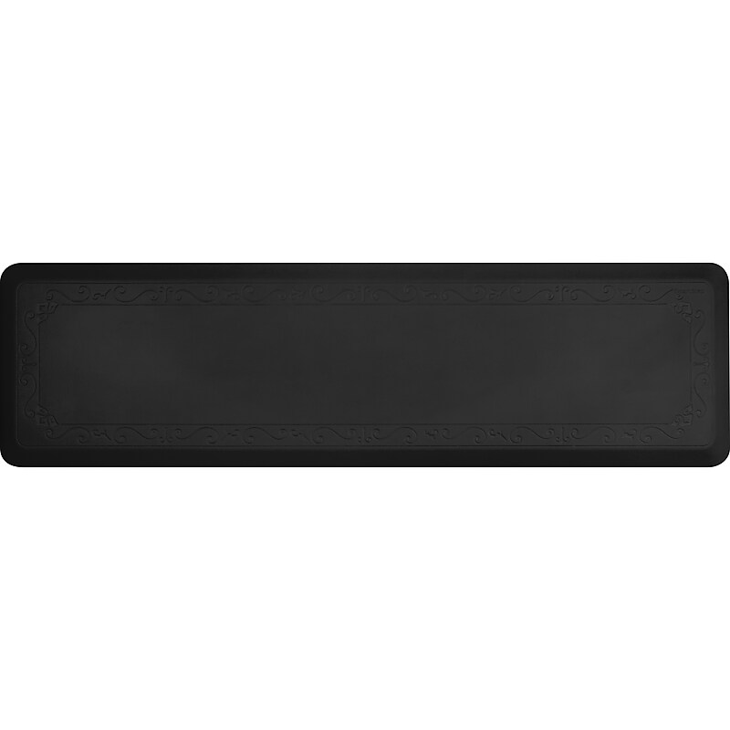 Smart Step Home Collection® Fleur-De-Lys 72" x 20" x 5/8" Black (HC6ABLK) image 1