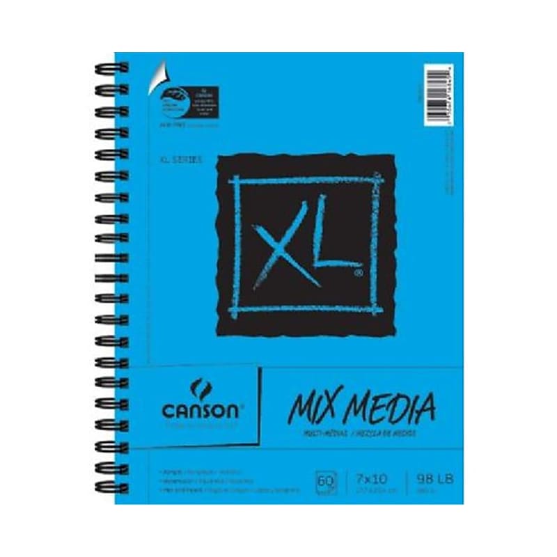 Canson 7" x 10" Wire Bound Sketch Pad (ALV29680) image 1