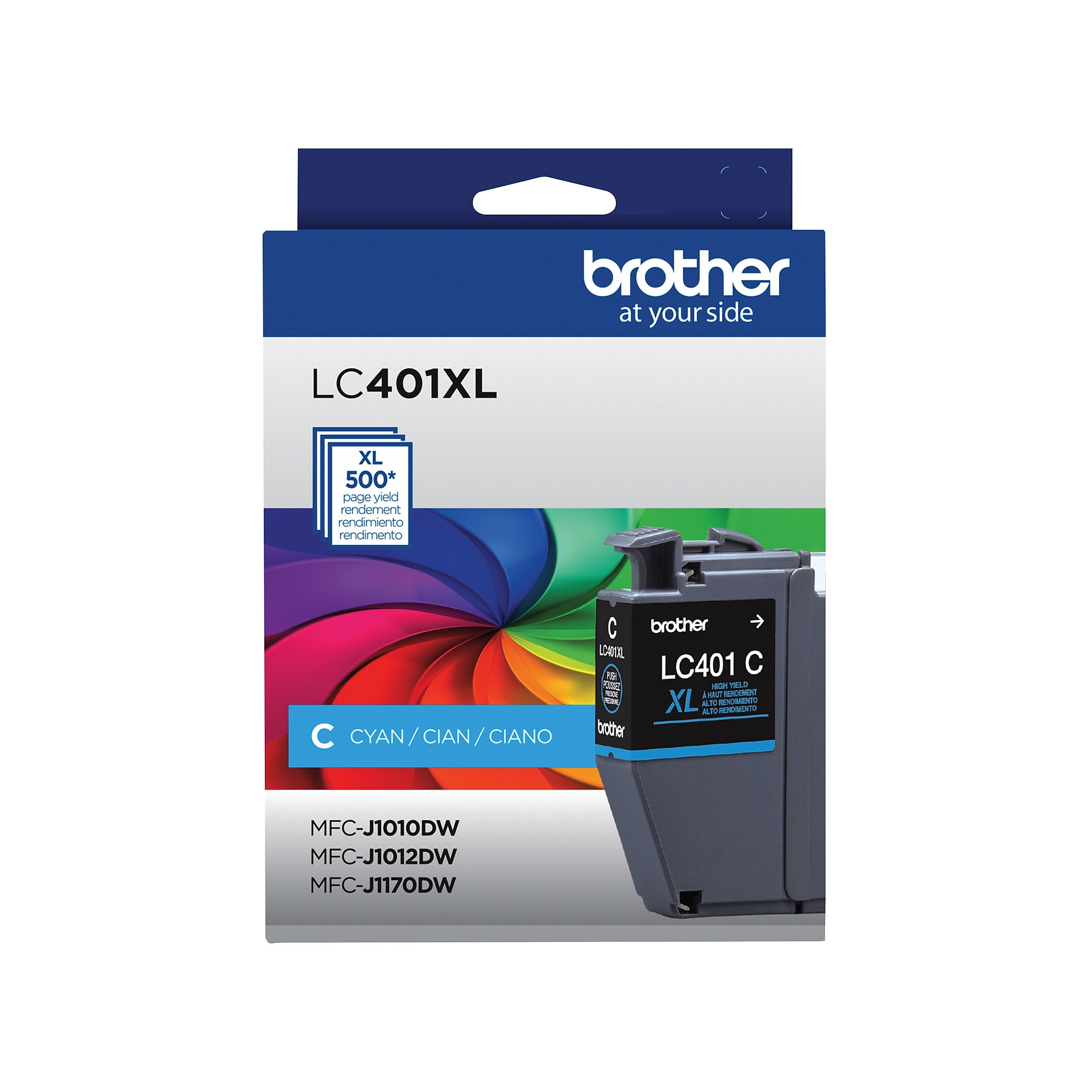 Brother LC401 Cyan High Yield Ink Cartridge, Prints Up to 500 Pages (LC401XLCS) Sansujyuku sansujyuku.com