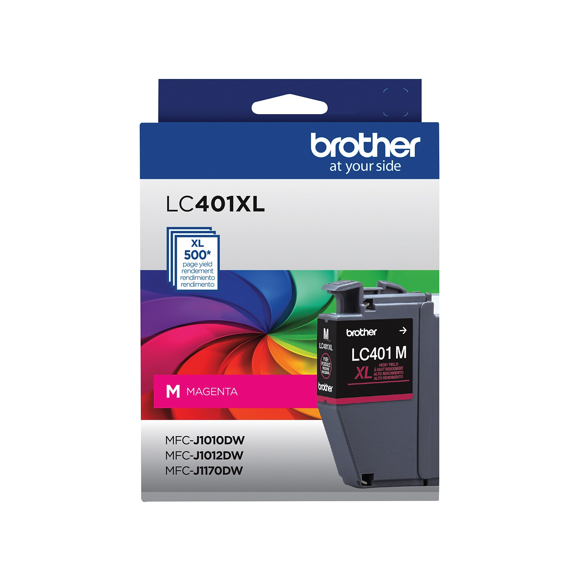 Brother LC401 Magenta High Yield Ink Cartridge, Prints Up to 500 Pages (LC401XLMS) Sansujyuku sansujyuku.com