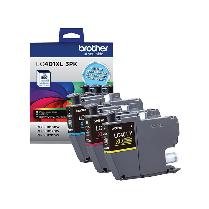 Brother Cartucce LC135XL Alta Capacità - 3 Colori (Ciano, Magenta, Giallo) Fino A 1200 Pagine
