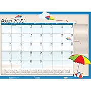 2022-2023 House of Doolittle Seasonal 17" x 22" Academic Monthly Desk Pad Calendar (1395-23)