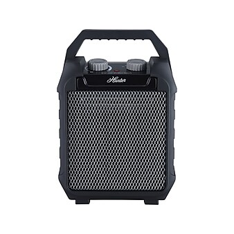 Hunter Deluxe 1500-Watt Portable Electric Heater, Black (74004)