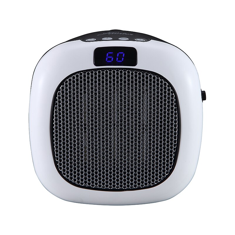 Hunter 750-Watt Ceramic Electric Heater, White (73028-WH) image 1