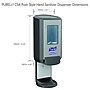 PURELL CS4 Wall Mounted Hand Sanitizer Dispenser, Graphite (5124-01)~#|#~sp150122976_sc7