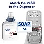 PURELL HEALTHY SOAP CS4 Wall Mounted Hand Soap Dispenser, White (5130-01)~#|#~sp150123114_sc7