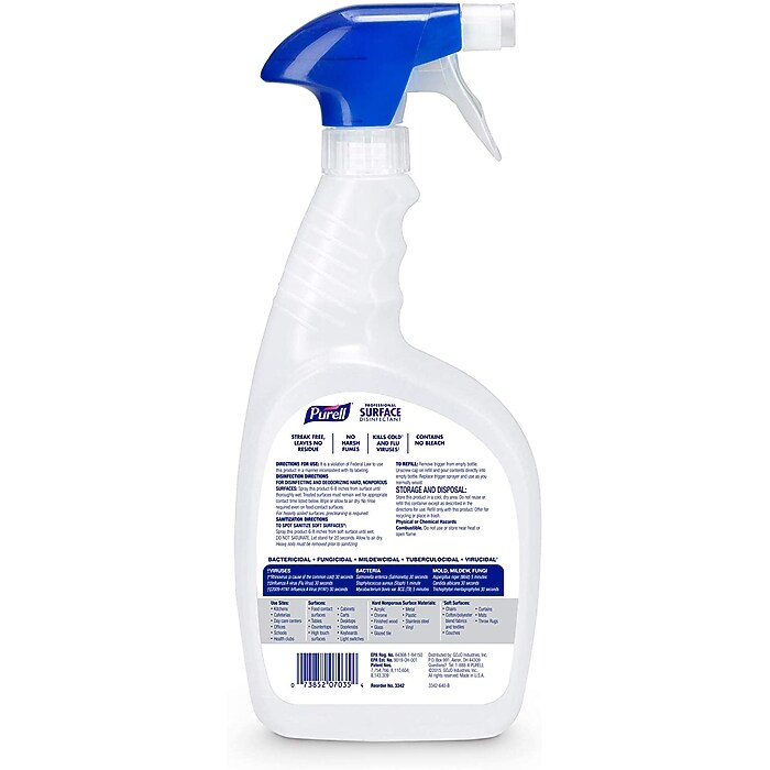 Purell Professional Surface Disinfectant Spray, Fresh Citrus Scent
