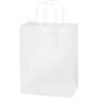 Staples® 10.25" x 4.5" x 4.75" Paper Shopping Bags, White, 250/Carton (BGS103W)~#|#~sp150123405_sc7