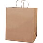 Staples 14" x 10" x 15 1/2" Shopping Bags, Kraft, 200/Carton (BGS107K)~#|#~sp150123418_sc7
