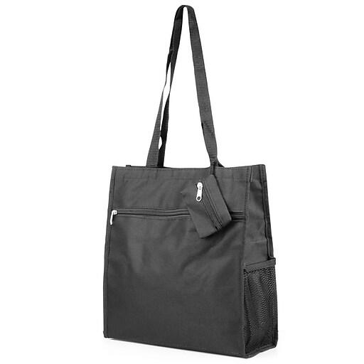 Zodaca Lightweight All Purpose Handbag Zipper Carry Tote Shoulder Bag for Travel Shopping ...