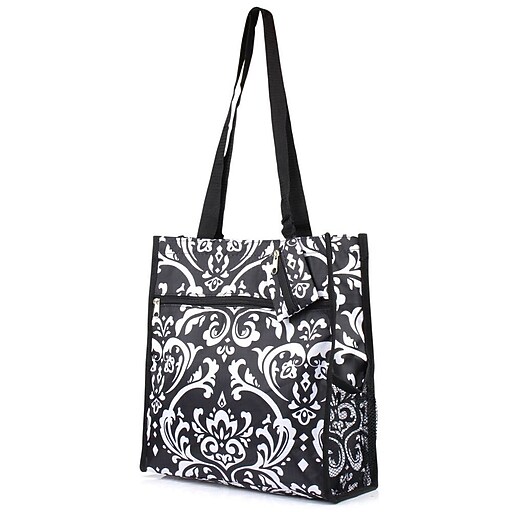 Zodaca Lightweight All Purpose Handbag Zipper Carry Tote Shoulder Bag