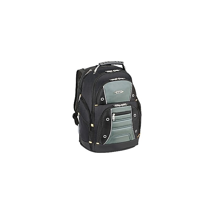 Targus Drifter II Laptop Backpack, Medium, Gray/Black (PSB239US