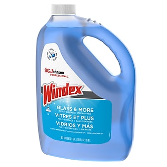 Windex Glass Cleaner with Ammonia-D, Floral, 128 oz. (696503)