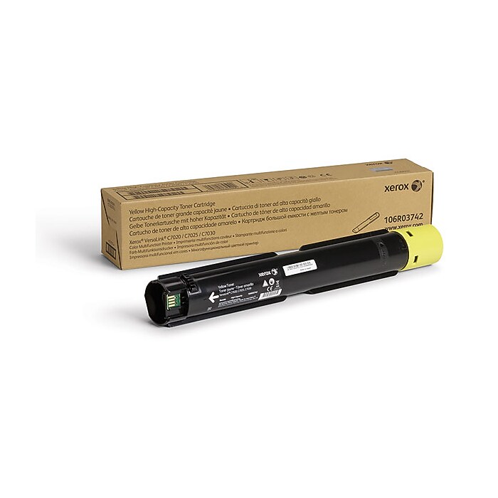 Xerox 106R03742 Yellow Toner Cartridge | Staples