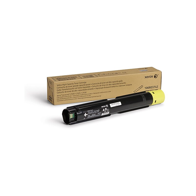 Xerox 106R03742 Yellow Toner Cartridge image 1