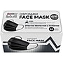 PPE Mask USA 3-ply Disposable Surgical Face Mask, Adult, Black, 50/Box (SMN200057)~#|#~sp150612696_sc7