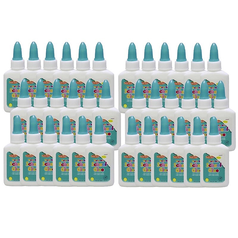 CLI Washable School Glue, 1.25 oz., 36/Pack (CHL46001-36) image 1