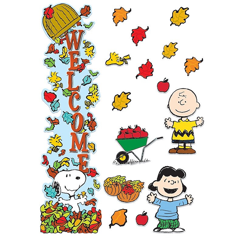 Eureka Peanuts Fall All-In-One Door Decor Kit (EU-849334) image 1