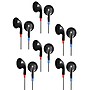 HamiltonBuhl Ear Buds, Black, 6/Pack (HECHABUD-6)~#|#~sp150695835_sc7