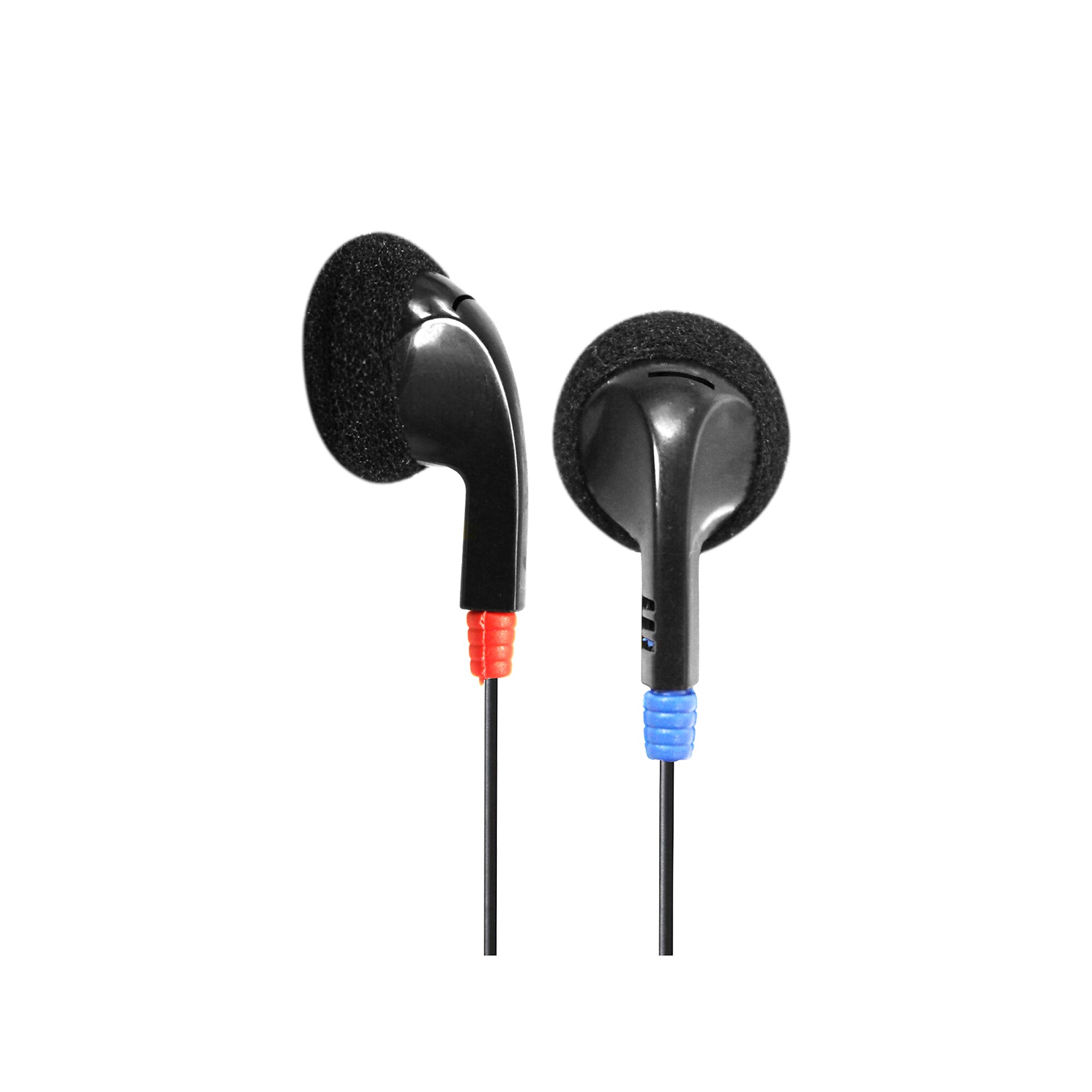 HamiltonBuhl Ear Buds, Black, 6/Pack (HECHABUD-6) Sansujyuku sansujyuku.com