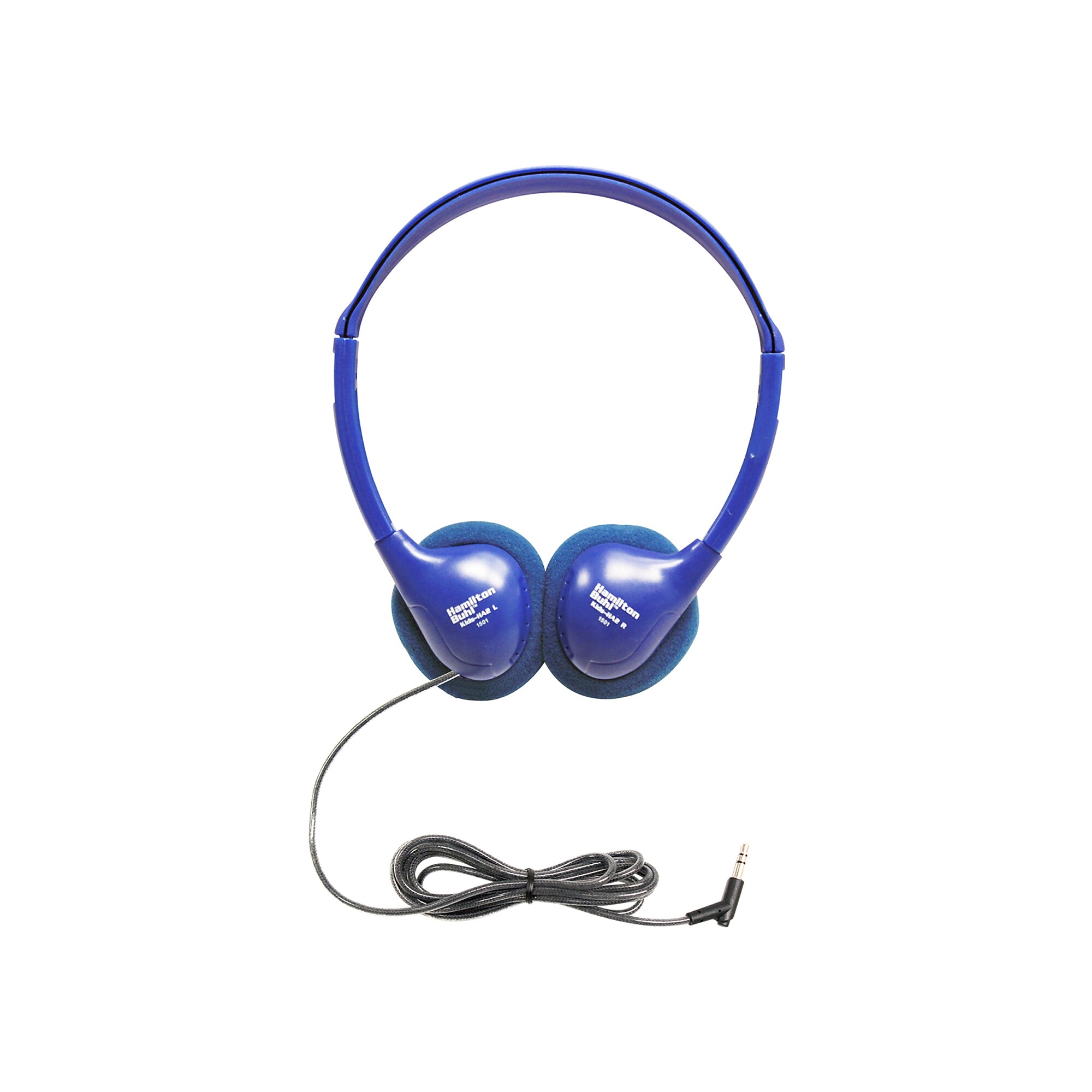 HamiltonBuhl Kids On-Ear Blue Stereo Headphone, Blue, 3/Pack (HECKIDSHA2-3) Sansujyuku sansujyuku.com