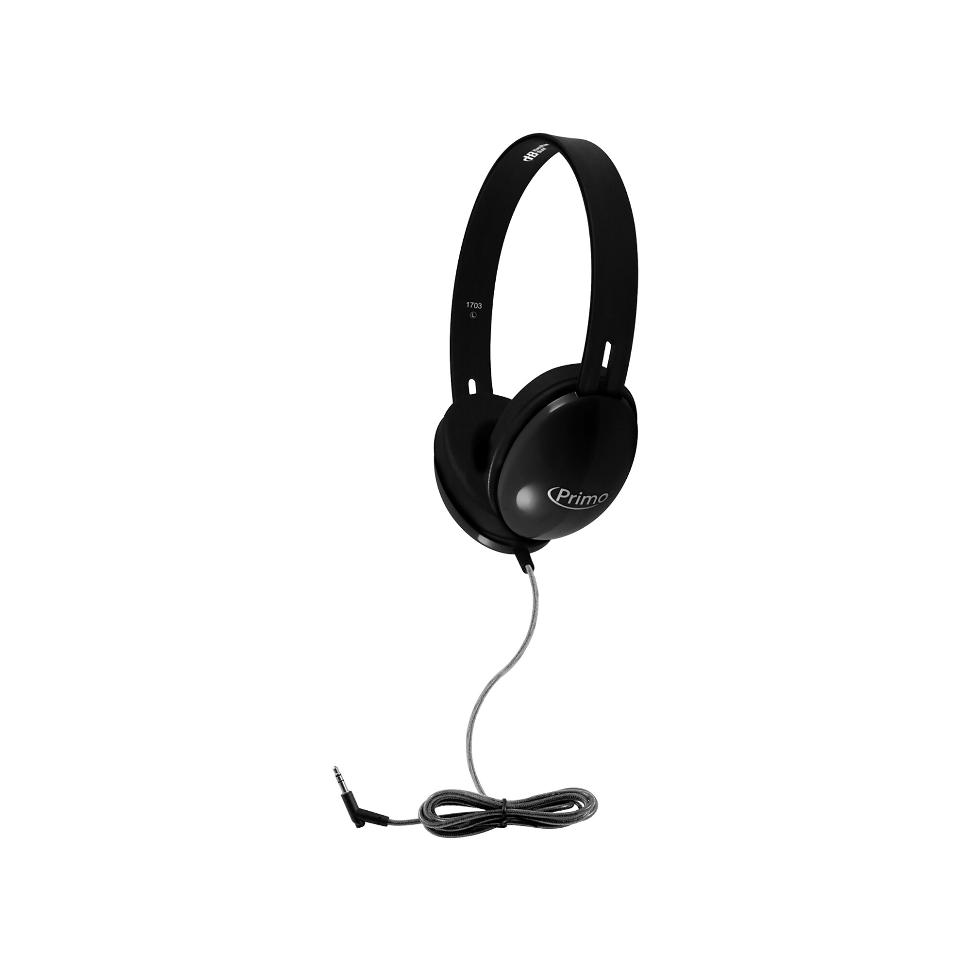 HamiltonBuhl Primo Stereo Headphones, Black, 2/Pack (HECPRM100B-2) Sansujyuku sansujyuku.com