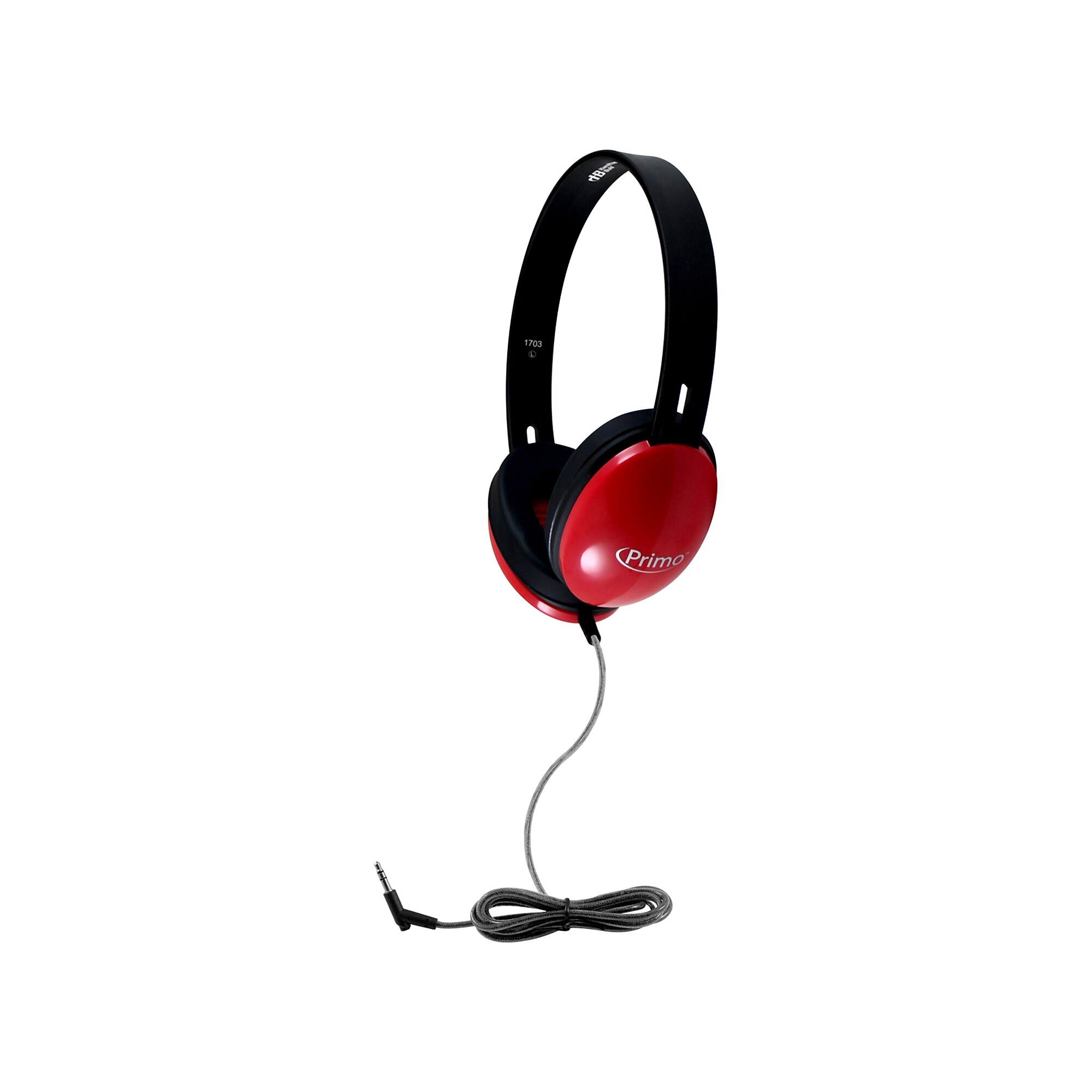 HamiltonBuhl Primo Stereo Headphones, Red, 2/Pack (HECPRM100R-2) Sansujyuku sansujyuku.com