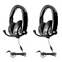 HamiltonBuhl Smart-Trek Deluxe Stereo Headphones, 2/Pack (HECST2BK-2)~#|#~sp150695848_sc7