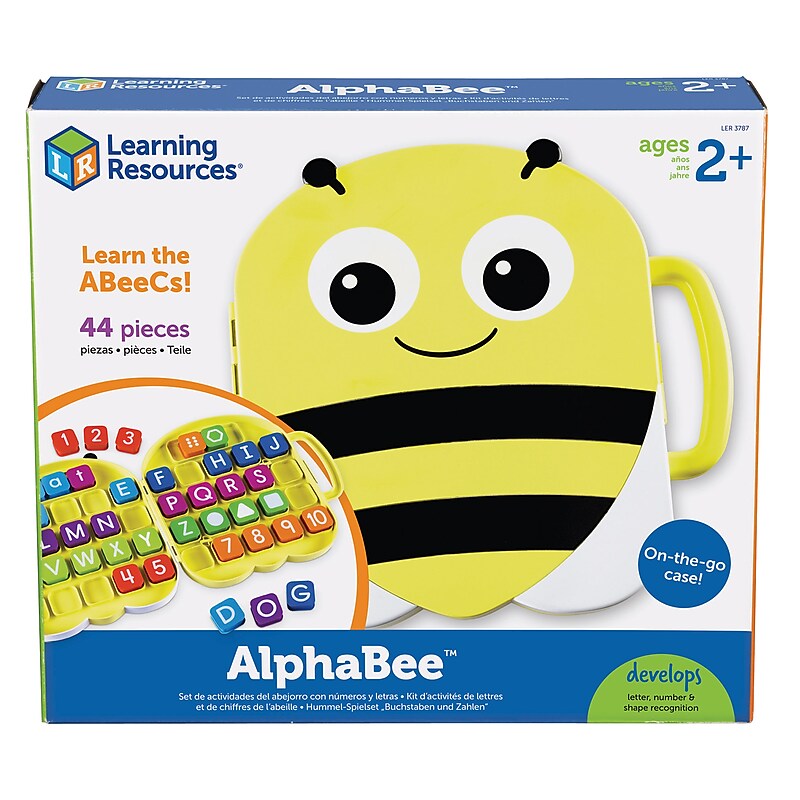 Learning Resources AlphaBee Activity Set For Grade PK-12, 44 Pieces (LER3787) image 1