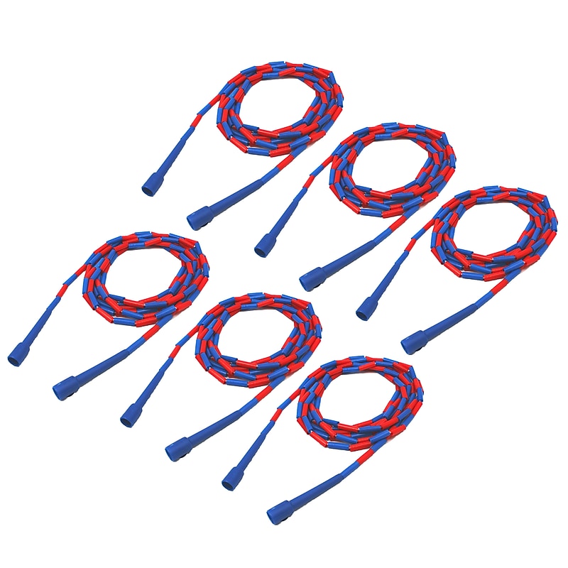 Martin Sports Segmented Plastic Jump Rope, 16', Pack of 6 (MASJR16-6) image 1