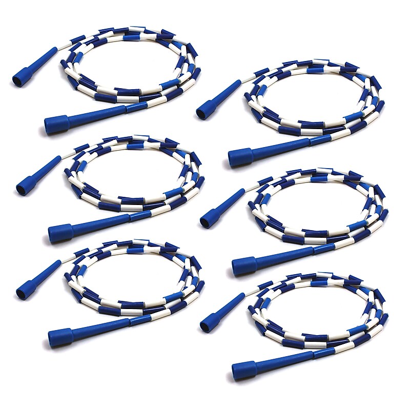 Martin Sports Segmented Plastic Jump Rope, 9', Pack of 6 (MASJR9-6) image 1