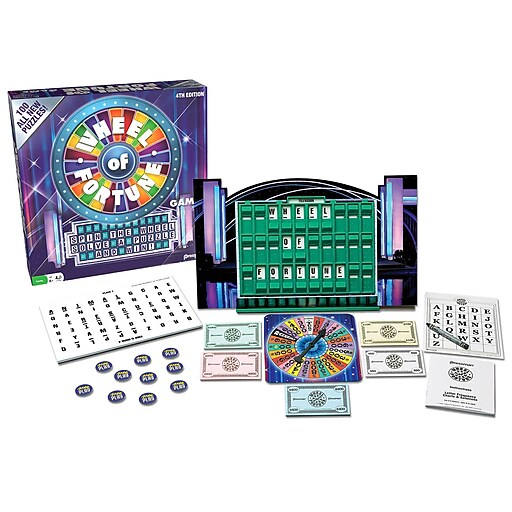 Pressman Wheel of Fortune Game (PRE5563) | Staples