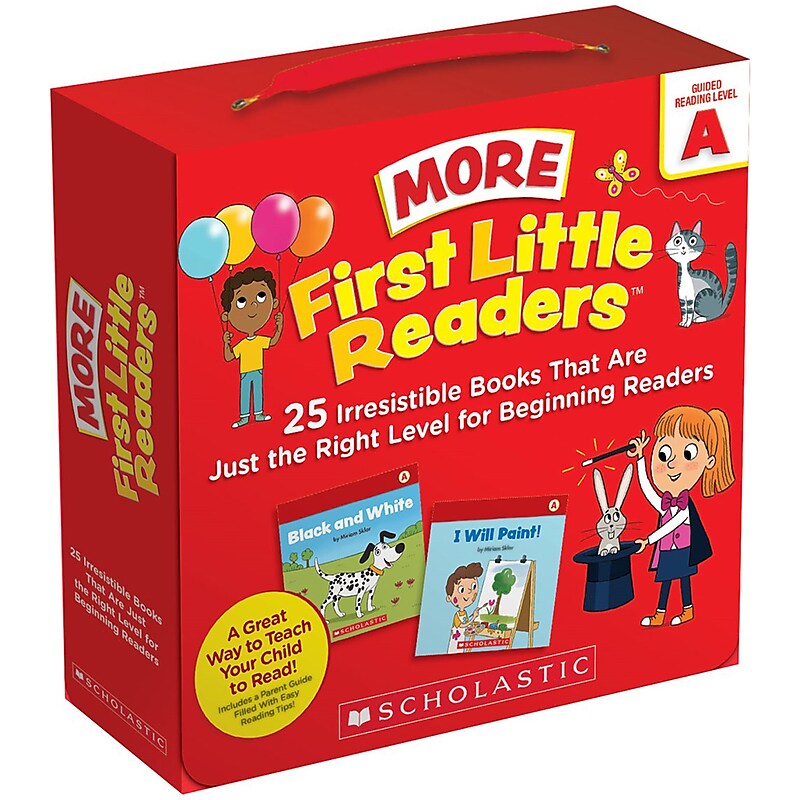 First Little Readers: More Guided Reading Level A Books Parent Pack, 25 Book Set (9781338717396) image 1