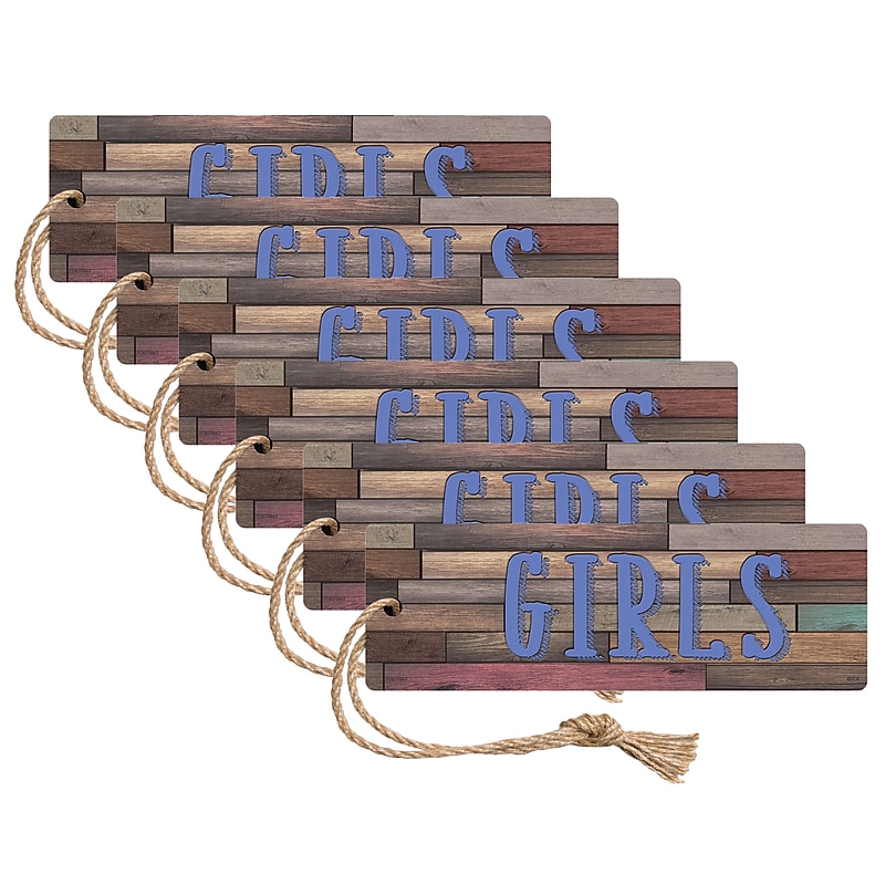 Teacher Created Resources Home Sweet Classroom Magnetic Girls Pass, Pack of 6 (TCR77359-6) image 1