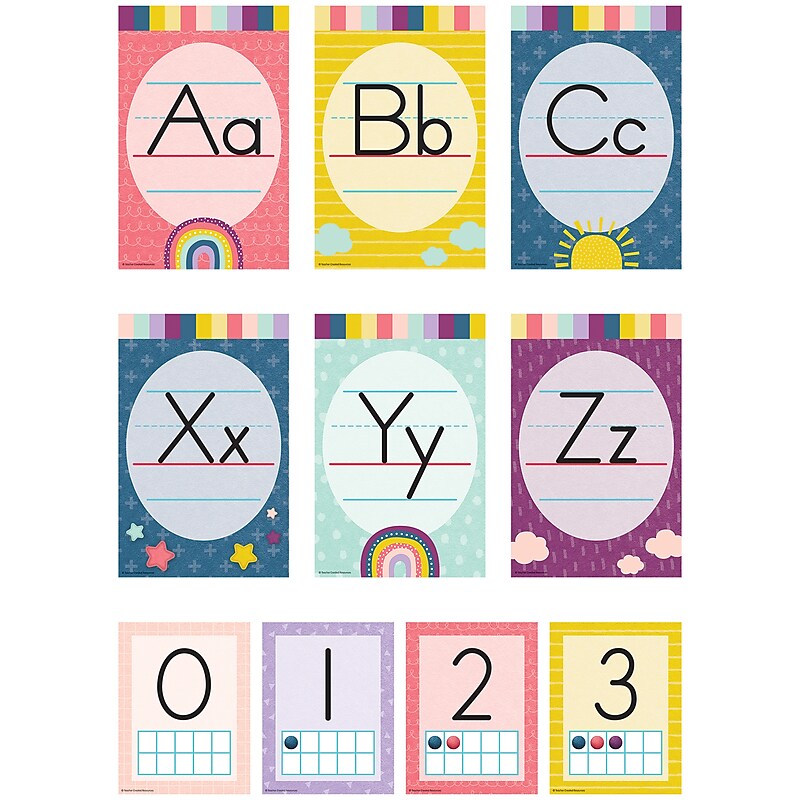 Teacher Created Resources Oh Happy Day Alphabet Bulletin Board Set (TCR9020) image 1