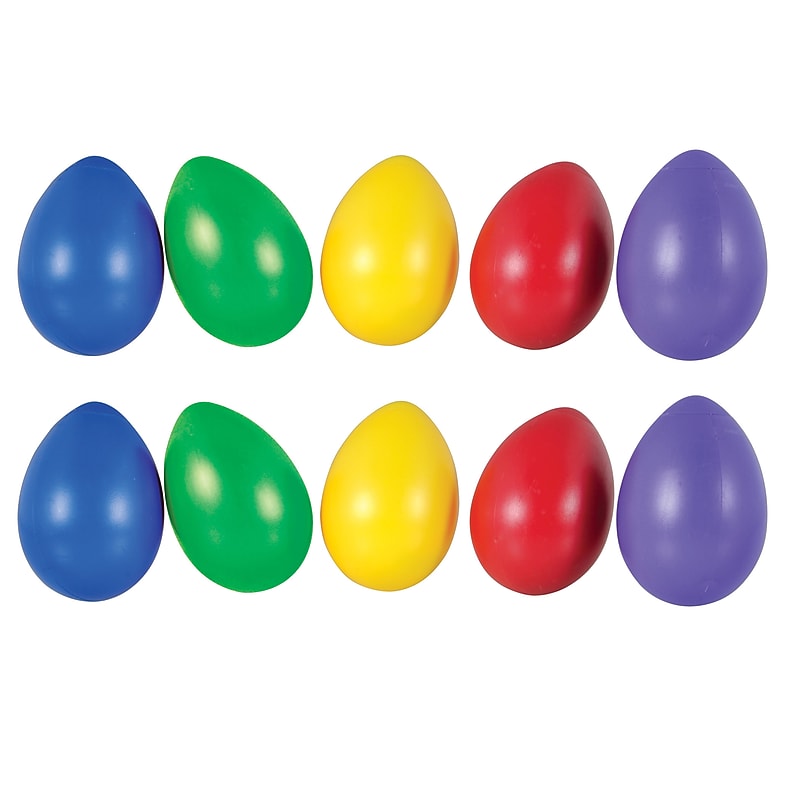 Westco Educational Products 2.5" Jumbo Egg Shakers, 5 Per Set, 2 Sets (WEPSH90035-2) image 1