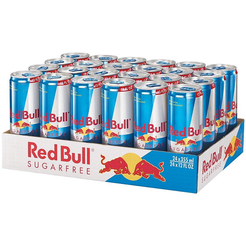 Red Bull Sugarfree Energy Drink, 12 Fl. Oz., 24 Cans/Carton (RB4817) image 1