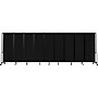 National Public Seating Robo Freestanding 9-Panel Room Divider, 72"H x 210"W, Black PET (RDB6-9PT10)~#|#~sp150777942_sc7
