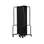 National Public Seating Robo Freestanding 9-Panel Room Divider, 72"H x 210"W, Black PET (RDB6-9PT10)~#|#~sp150777949_sc7