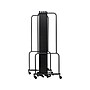 National Public Seating Robo Freestanding 9-Panel Room Divider, 72"H x 210"W, Black PET (RDB6-9PT10)~#|#~sp150777950_sc7