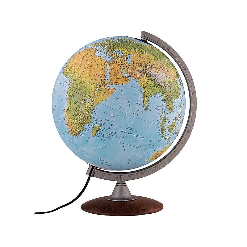 WaypointGeographic Tactile 12" Illuminated Relief Globe (WP21106) image 1