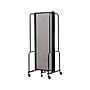 National Public Seating Robo Freestanding 3-Panel Room Divider, 72"H x 72"W, Gray PET (RDB6-3PT02)~#|#~sp150778053_sc7