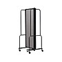 National Public Seating Robo Freestanding 3-Panel Room Divider, 72"H x 72"W, Gray PET (RDB6-3PT02)~#|#~sp150778054_sc7