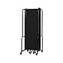 National Public Seating Robo Freestanding 5-Panel Room Divider, 72"H x 118"W, Black PET (RDB6-5PT10)~#|#~sp150778060_sc7