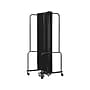 National Public Seating Robo Freestanding 5-Panel Room Divider, 72"H x 118"W, Black PET (RDB6-5PT10)~#|#~sp150778061_sc7