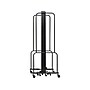 National Public Seating Robo Freestanding 5-Panel Room Divider, 72"H x 118"W, Black PET (RDB6-5PT10)~#|#~sp150778062_sc7