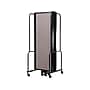 National Public Seating Robo Freestanding 7-Panel Room Divider, 72"H x 164"W, Gray PET (RDB6-7PT02)~#|#~sp150778066_sc7