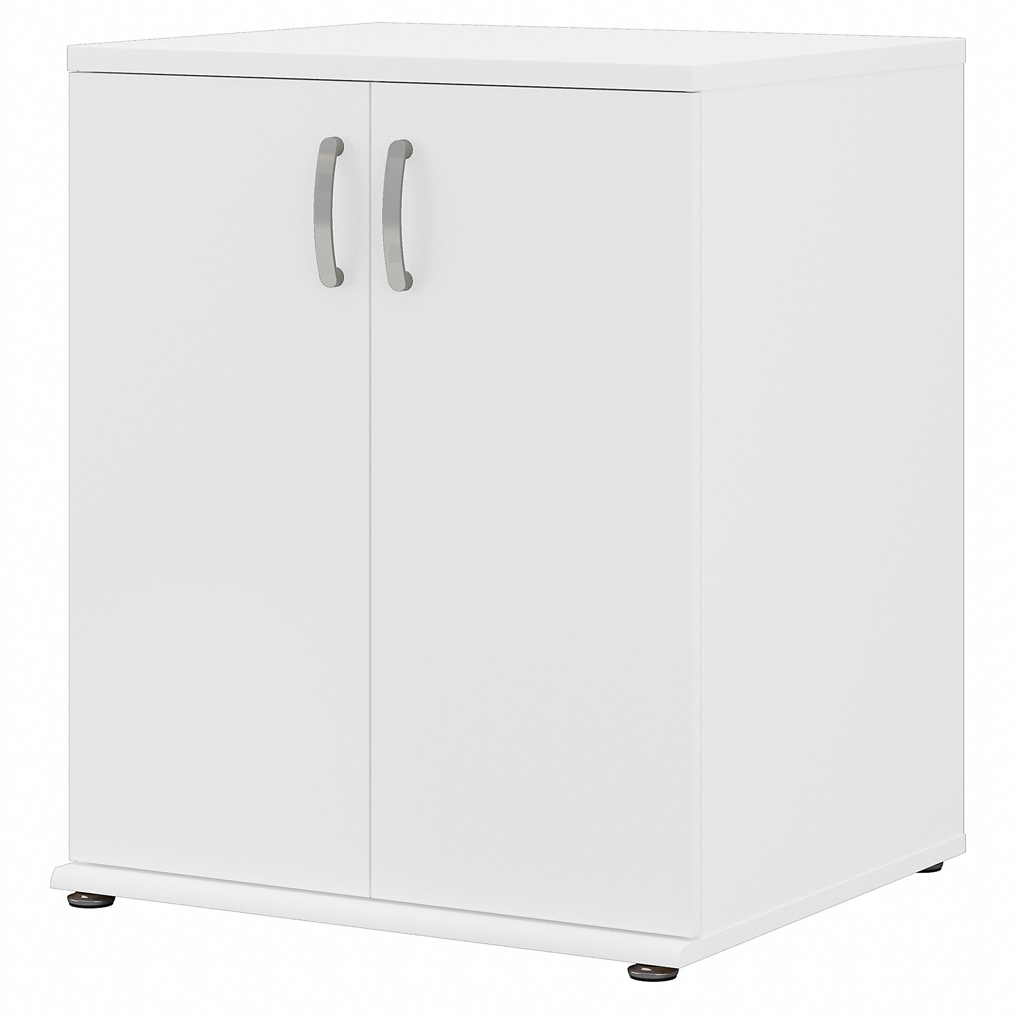 Bush Business Furniture Universal 34″ Floor Storage Cabinet with 2 Shelves, White (UNS128WH) Sansujyuku sansujyuku.com