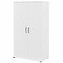 Bush Business Furniture Universal 62" Tall Storage Cabinet with Doors and 5 Shelves, White (UNS136WHK)~#|#~sp150858592_sc7
